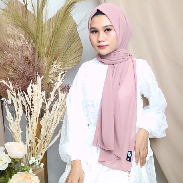HIJAB PASMINA 2pc (dustypink)