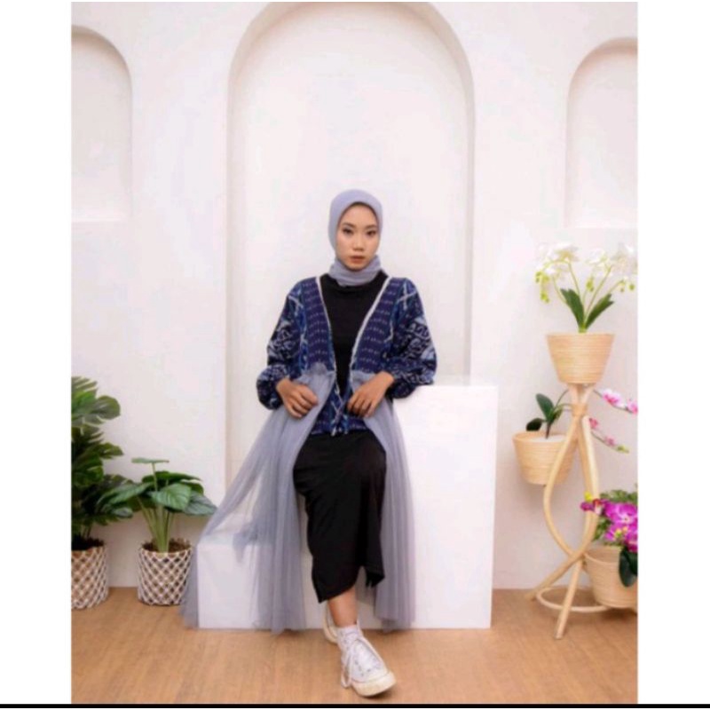 Outer tenun tile outer tutu baju kondangan