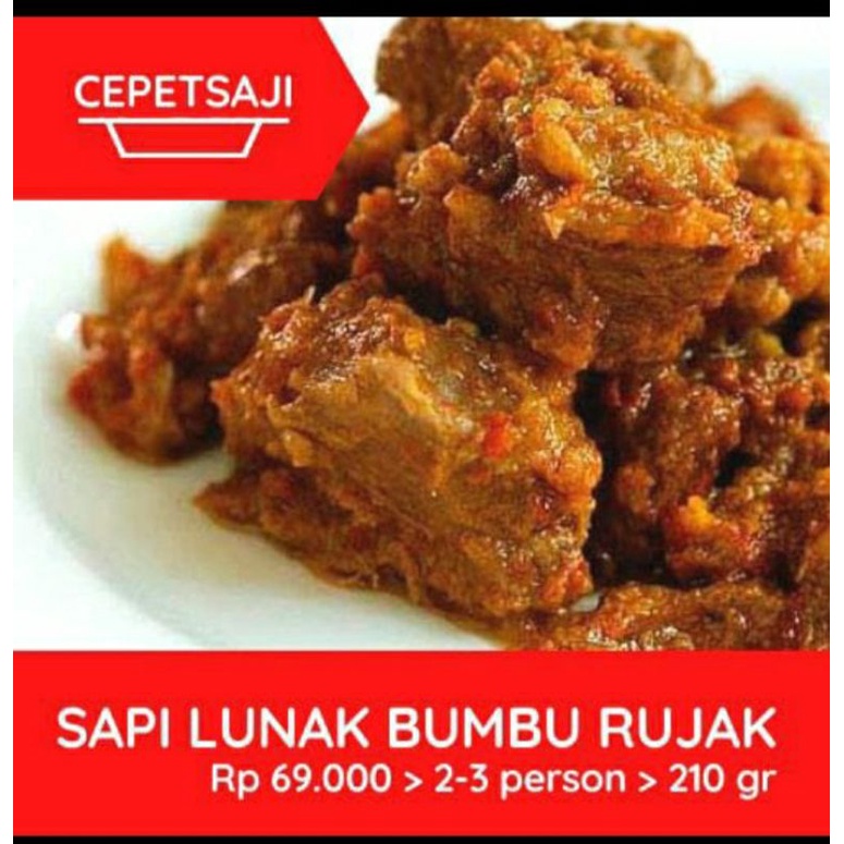 Sapi Lunak Bumbu Rujak/CEPETSAJI