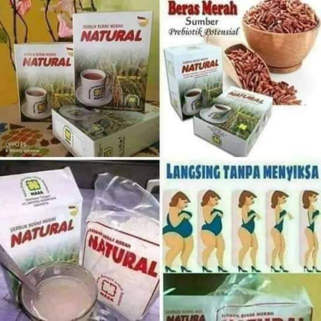 Serbuk beras merah