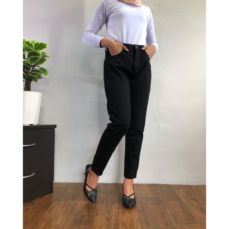 Boyfriend Jeans Black