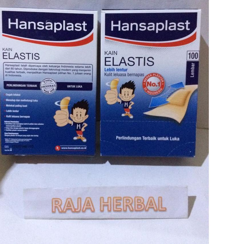 ○ HANSAPLAST ELASTIS BOX ISI 100PCS PLESTER HANSPLAST ✫