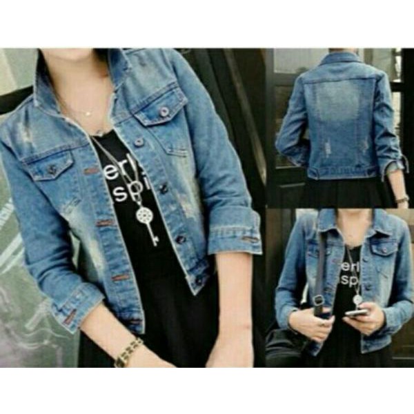 Jacket jeans biru air