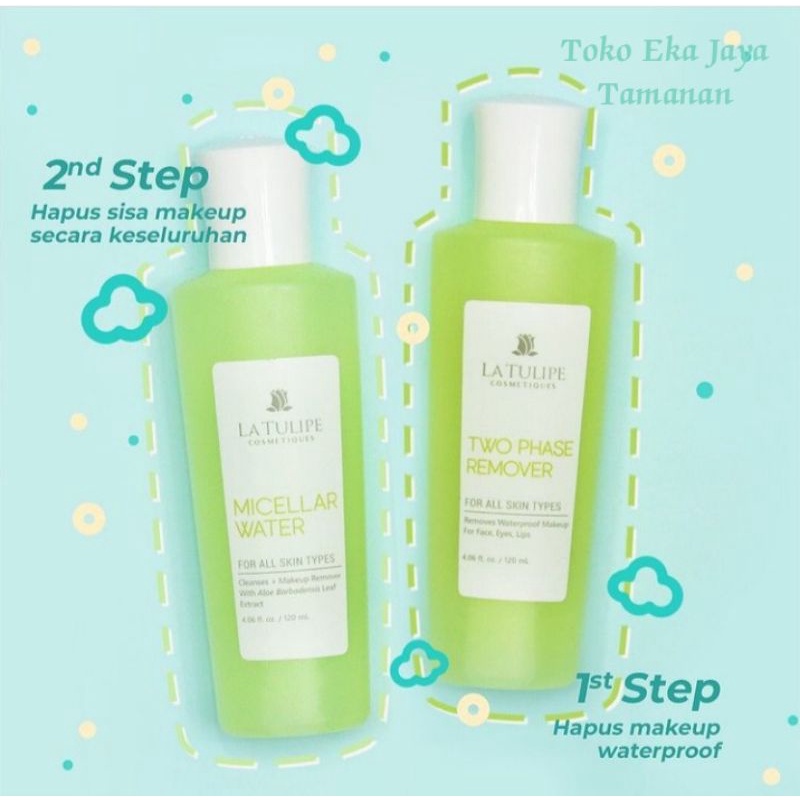 MICELLAR WATER & TWO PHASE REMOVER la tulipe