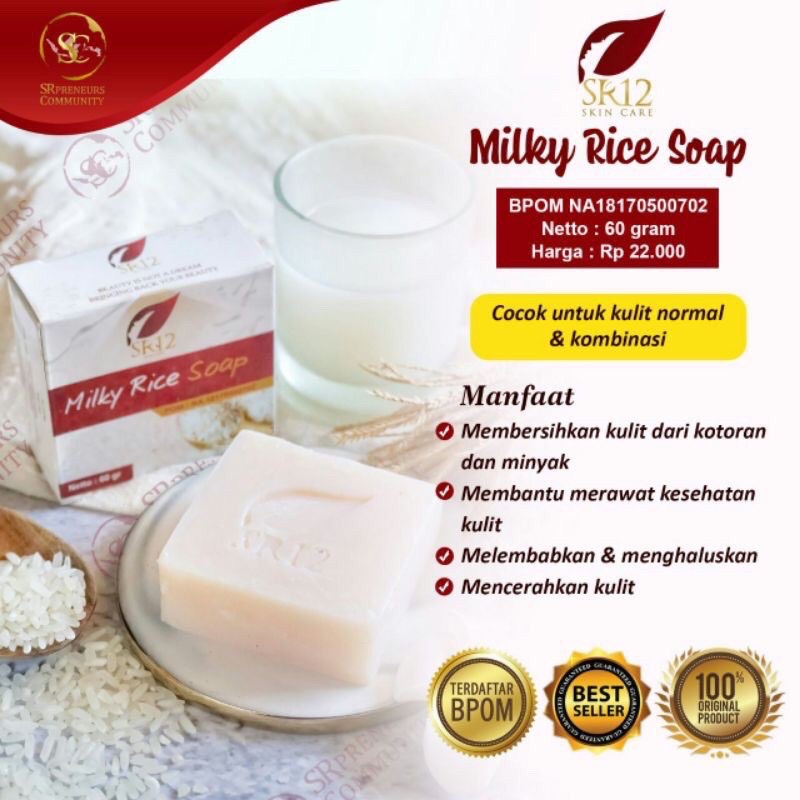 MILKY RICE SOAP SR12