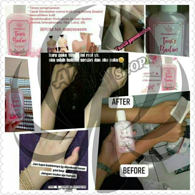 Toner badan berBPOM
