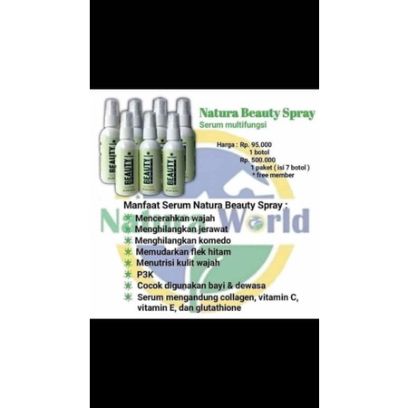 natura beautyspray