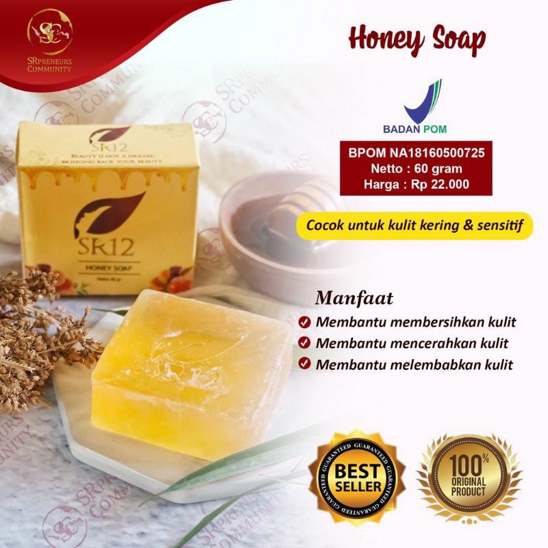 SR12 sabun honey