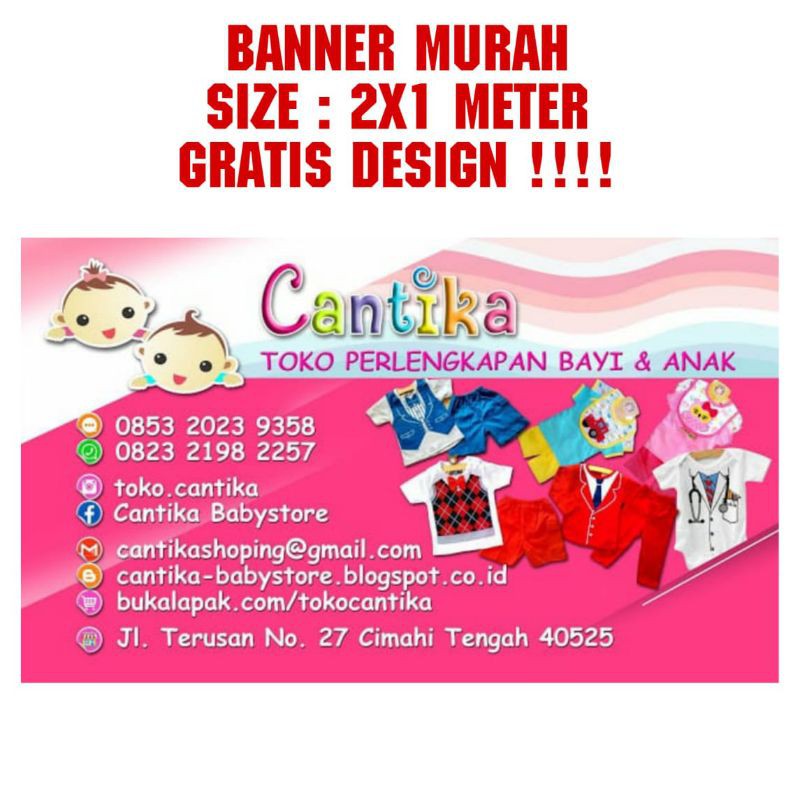 Banner / Spanduk gratis design