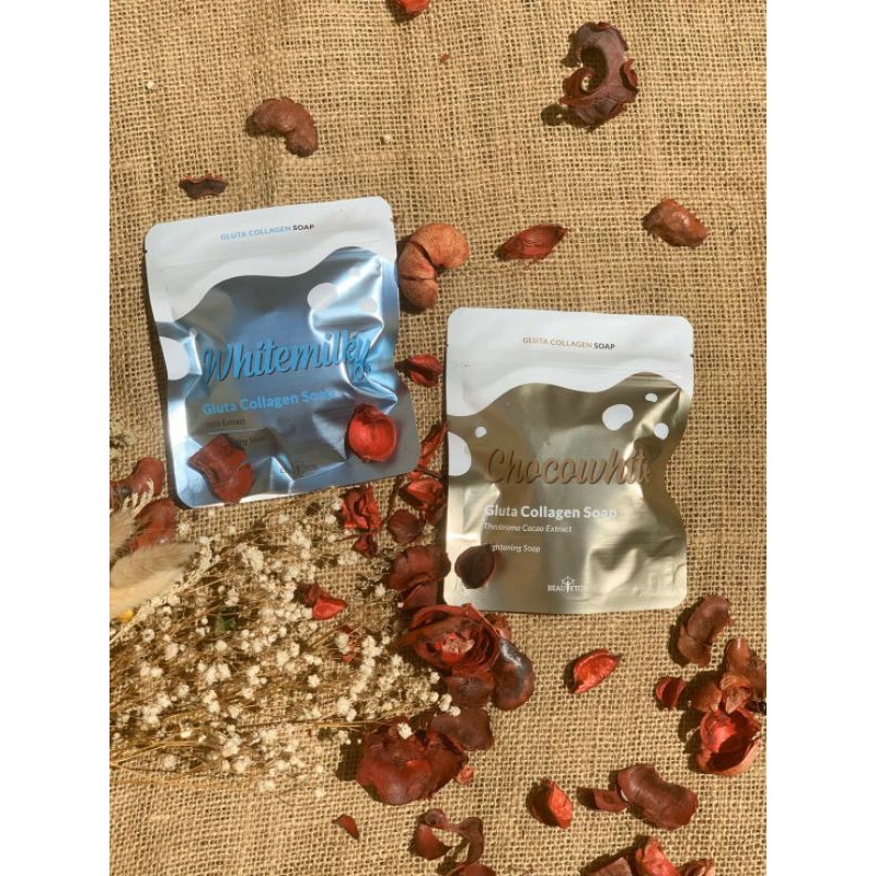 GLUTA COLLAGEN SOAP CHOCO / MILKY