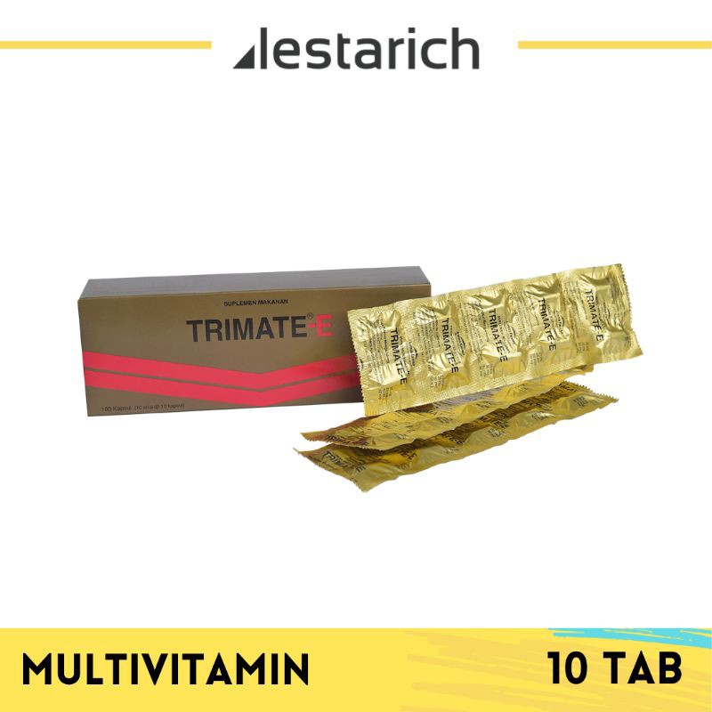 Trimate E Suplement Multivitamin 1 Strip Isi 10
