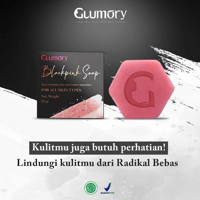 Glumory black pink soap