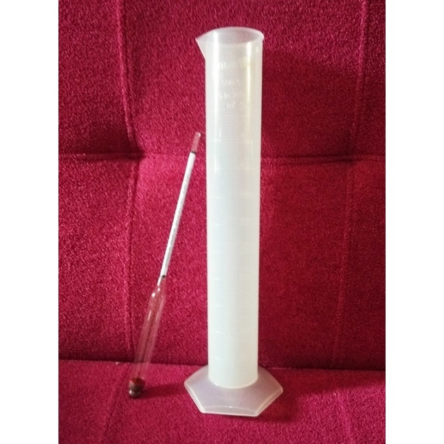 Hydrometer Solar Plus Gelas Ukur PP 500 ml Test Density BBM