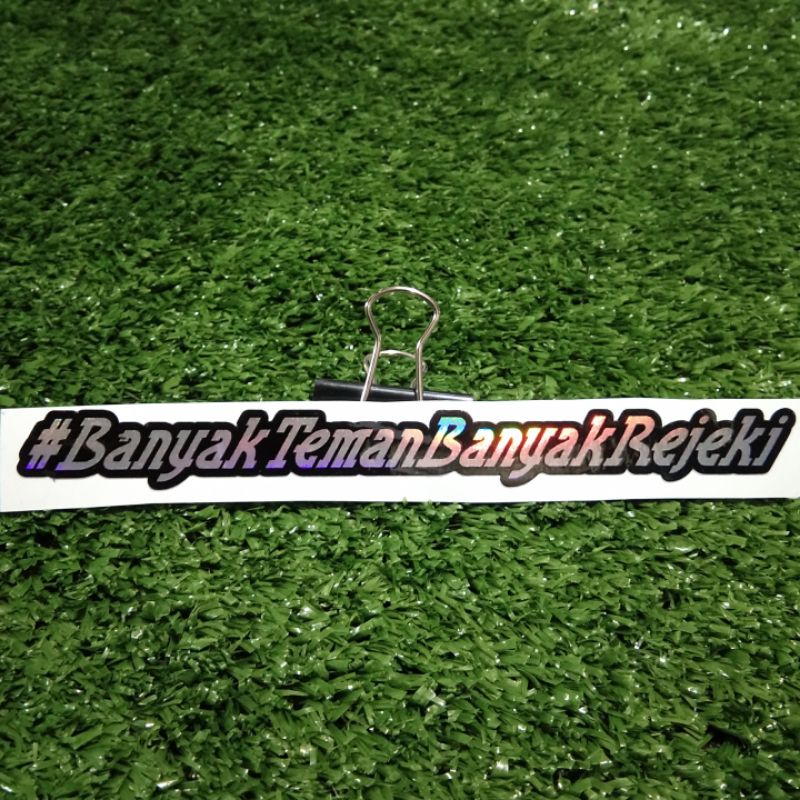 sticker kata2 #banyak teman
