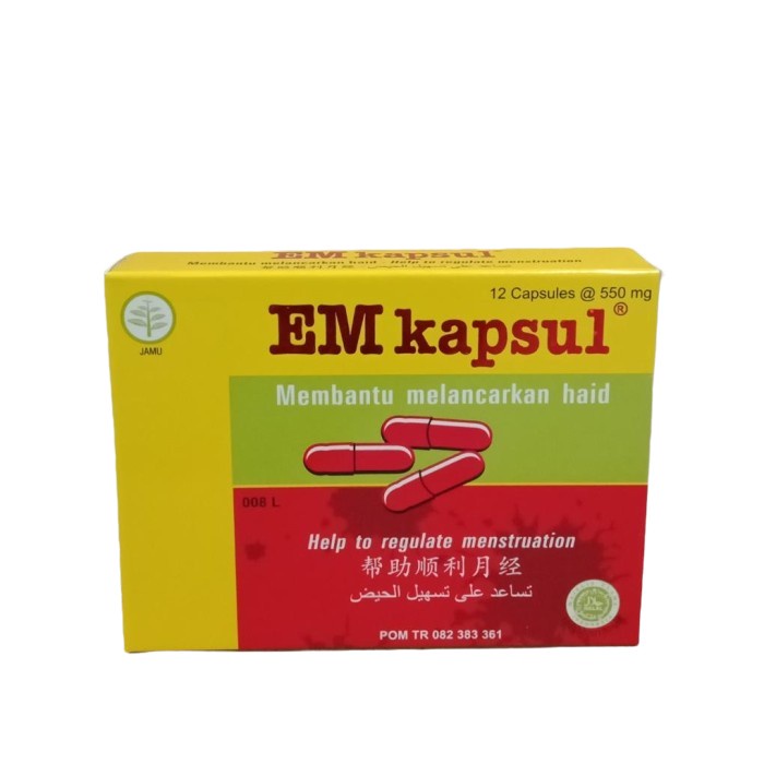 EM KAPSUL ISI 12 KAPSUL