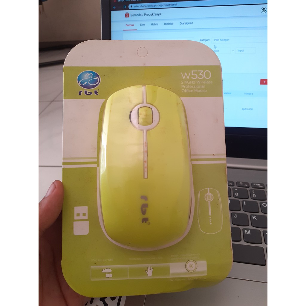 mouse wireless rbt w530