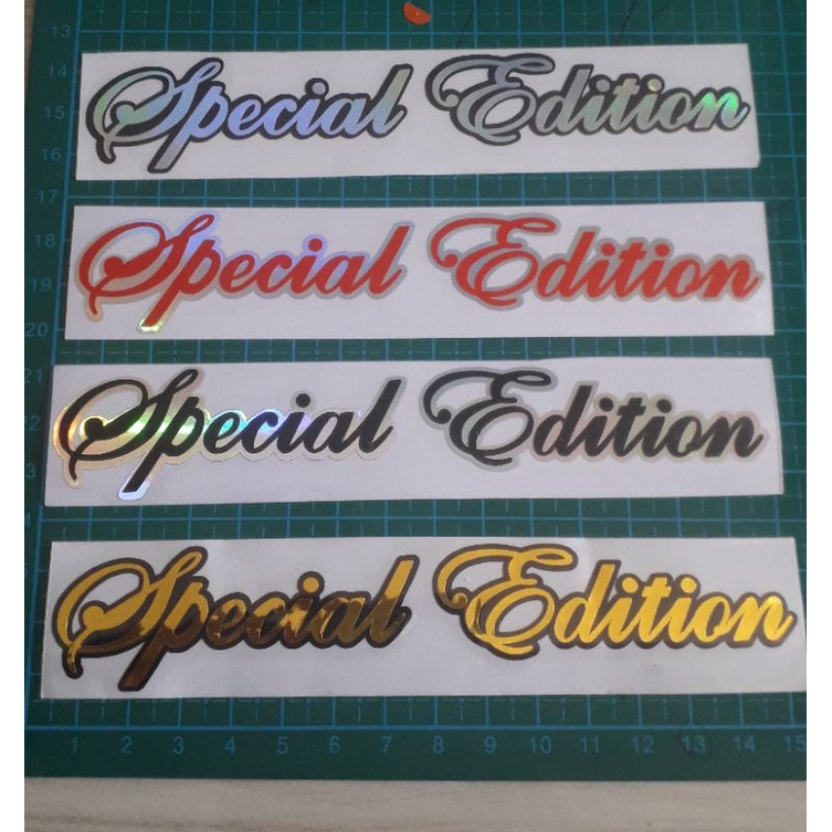 SPECIAL EDITION STIKER CUTTING