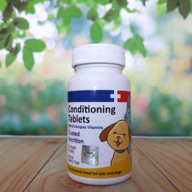 CONDITIONING Vitamin B Complex Anjing dan Kucing 200 tablet RAID ALL