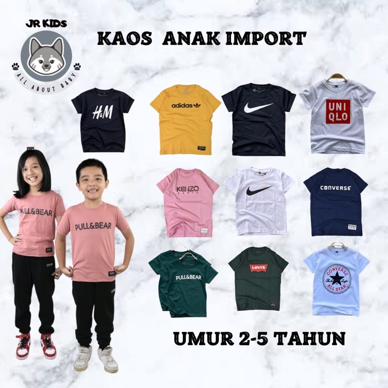 KAOS ANAK BRANDED