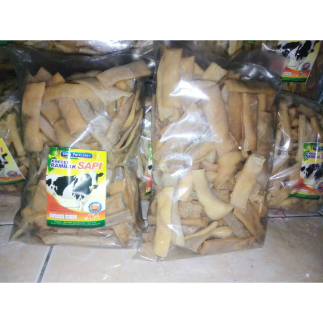 Krecek Rambak Kulit Sapi Asli STIK LEBAR