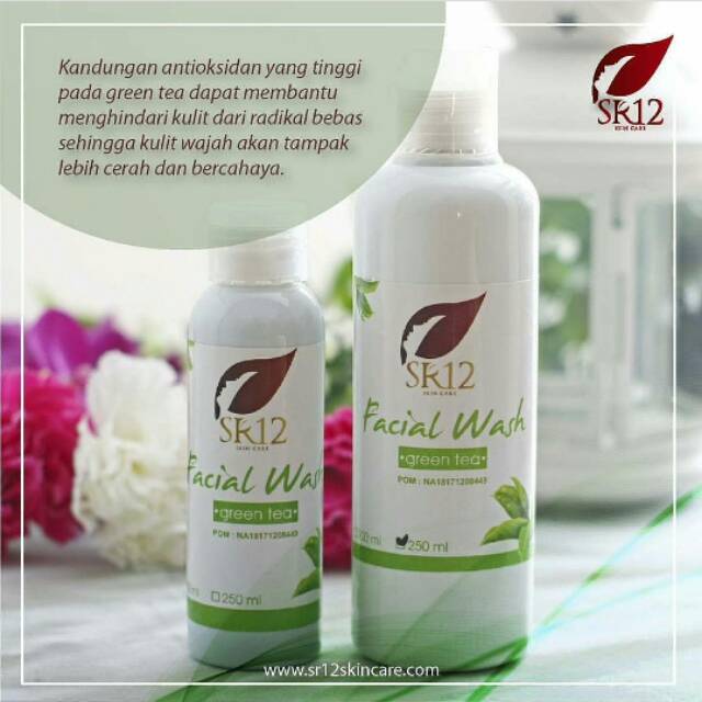 Facial wash green tea