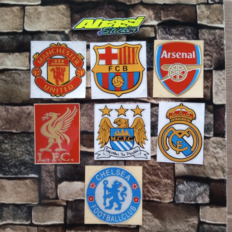 STICKER CUTTING LOGO BOLA DUNIA