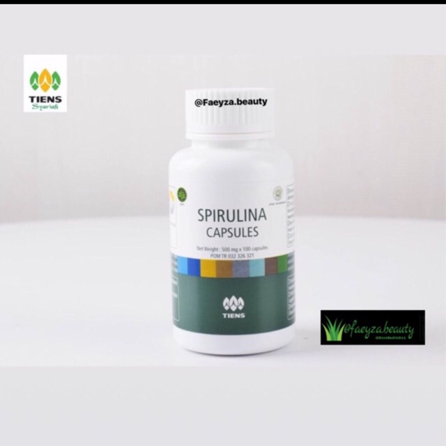 Spirulina capsules
