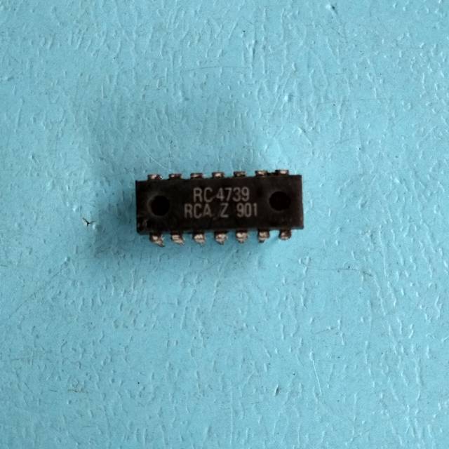 IC RC4739 kaki 2x7pin