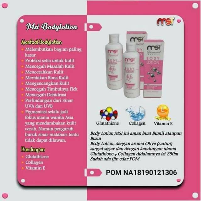 MSI BODY LOTION