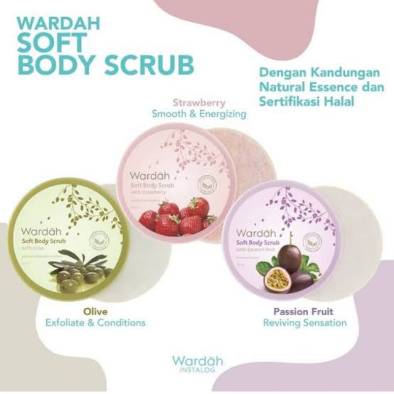 Wardah Soft Body Scrub 150ml