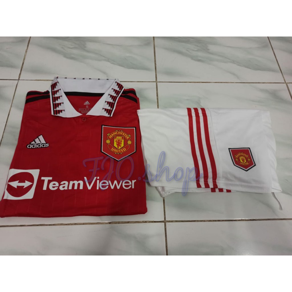 RED DEVILS HOME 2022 SET BAJU CELANA