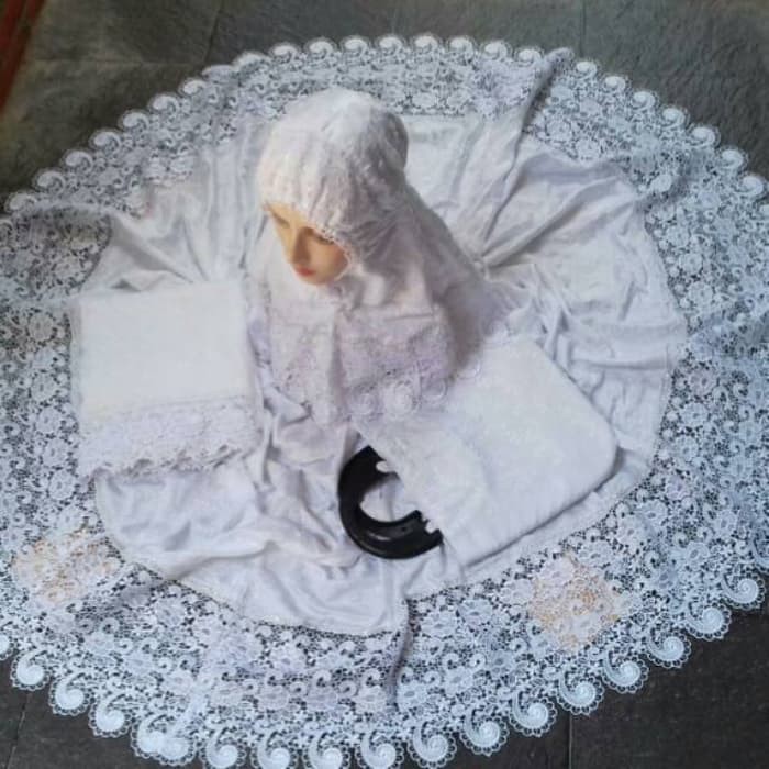 Mukena murah putusan khadijah putih