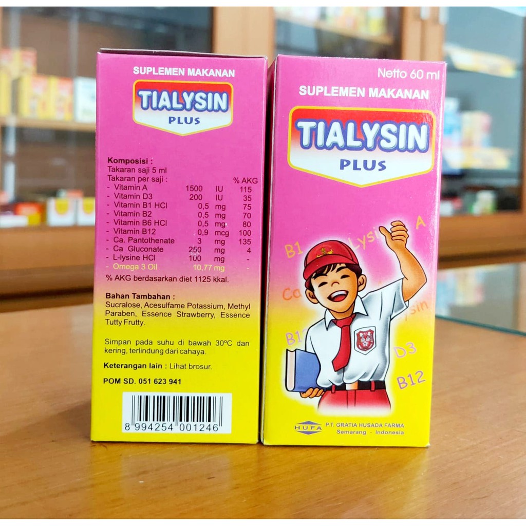 Tialysin Plus Syrup 60 ml