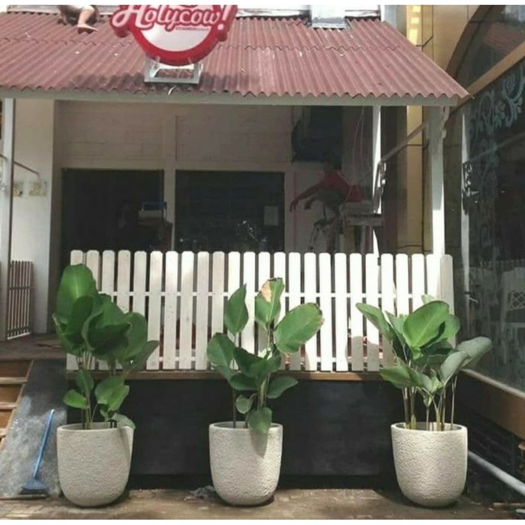 Pot minimalis Tinggi 55cm Diameter 50cm