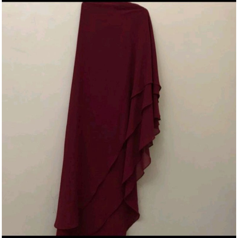 Khimar pinguin preloved
