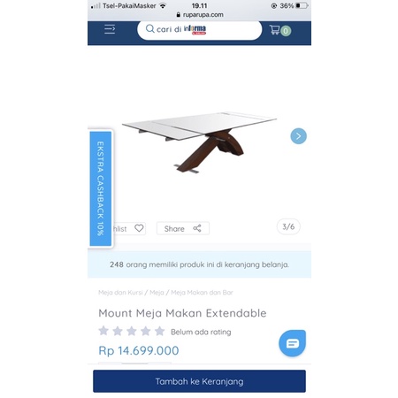 MEJA MAKAN INFORMA
