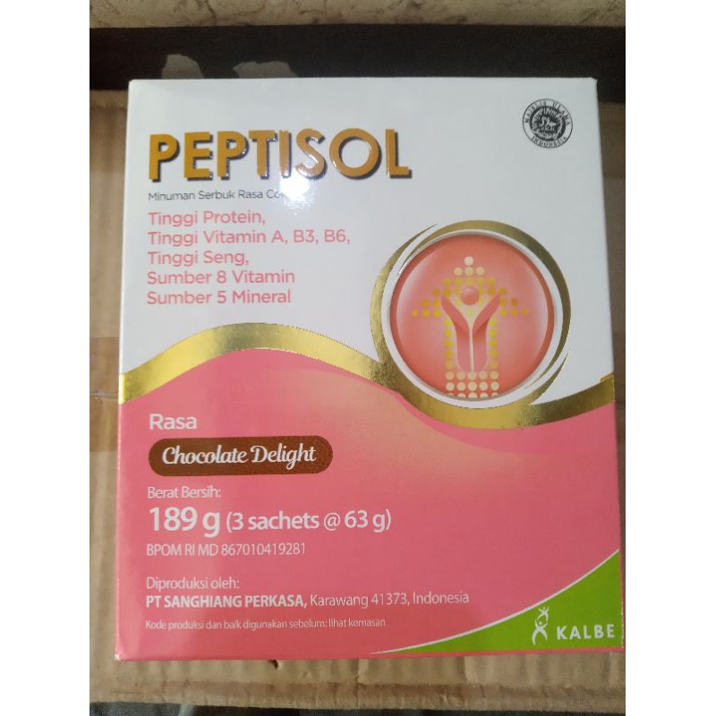 Peptisol Cokelat 180gr (3 sachet)