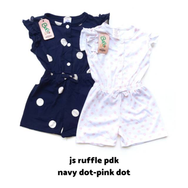 Jumpsuit Ruffle Pendek Anak