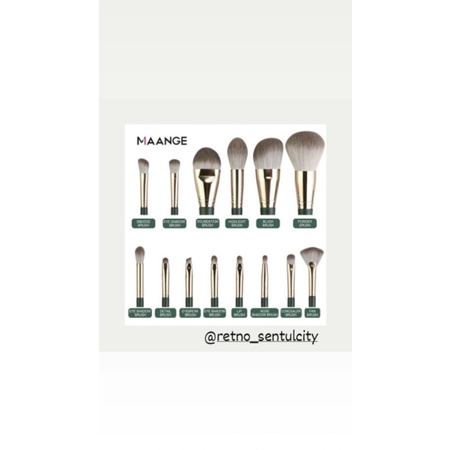 MAANGE 14PCS/SET BRUSH KOSMETIK