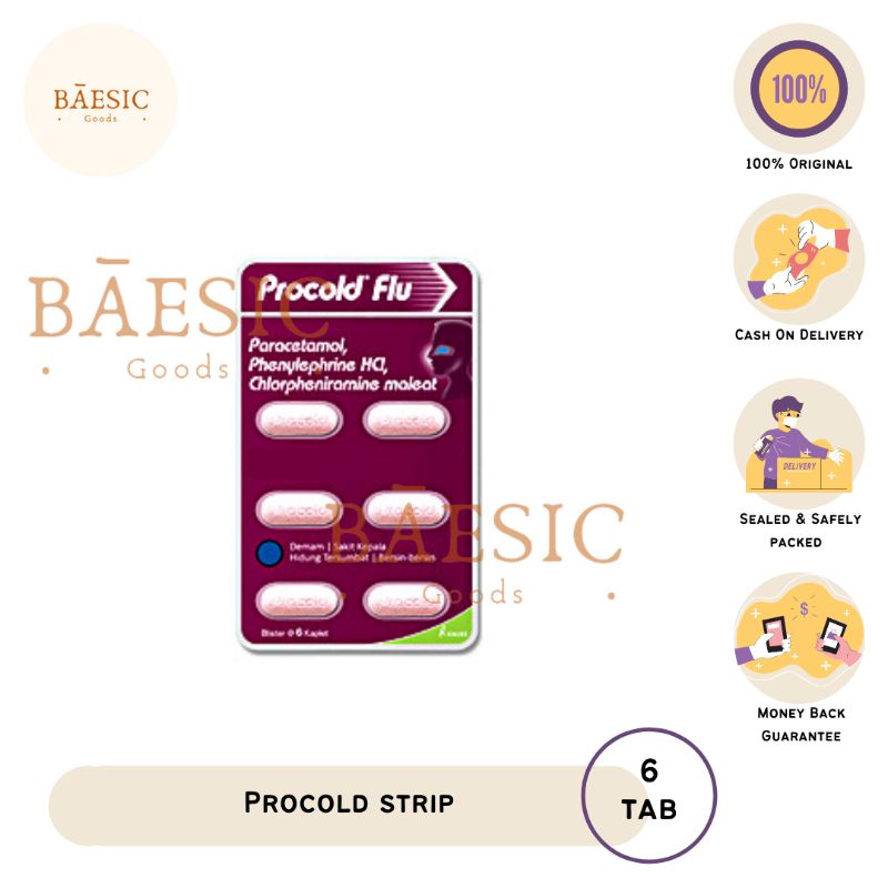Procold Strip 6 Tablet*