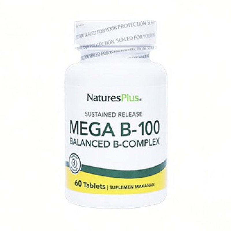 Natures Plus Mega B - 100 balance B complex 60s