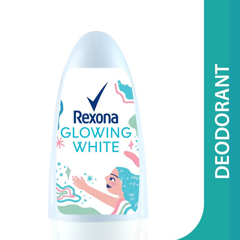 Rexona Deodorant Roll On Glowing White 40ml