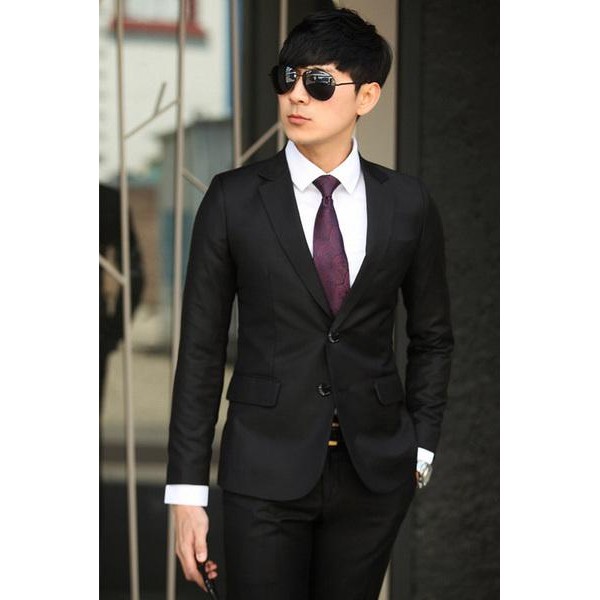 Blazer Pria Korea two button