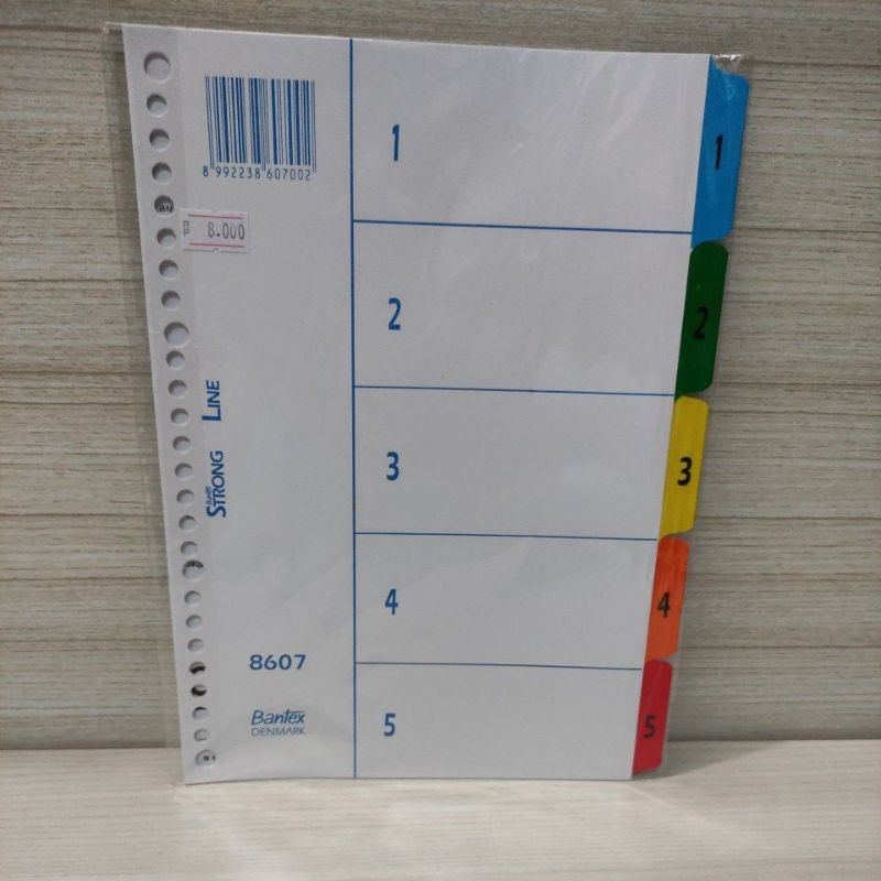 Pembatas binder b5 bantex 8607