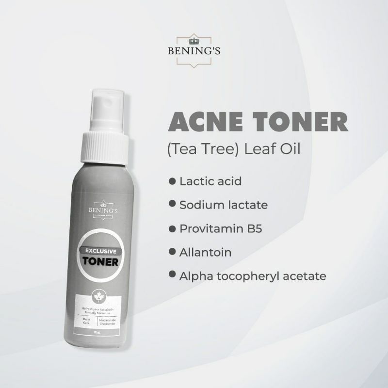 acne toner bening's