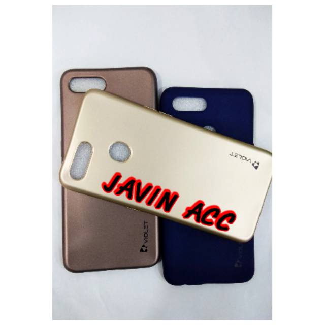 Case Oppo F9 Softcase Premium Violet