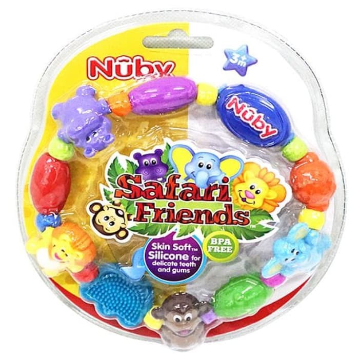 Nuby Safari Loop Teether Gigitan Bayi
