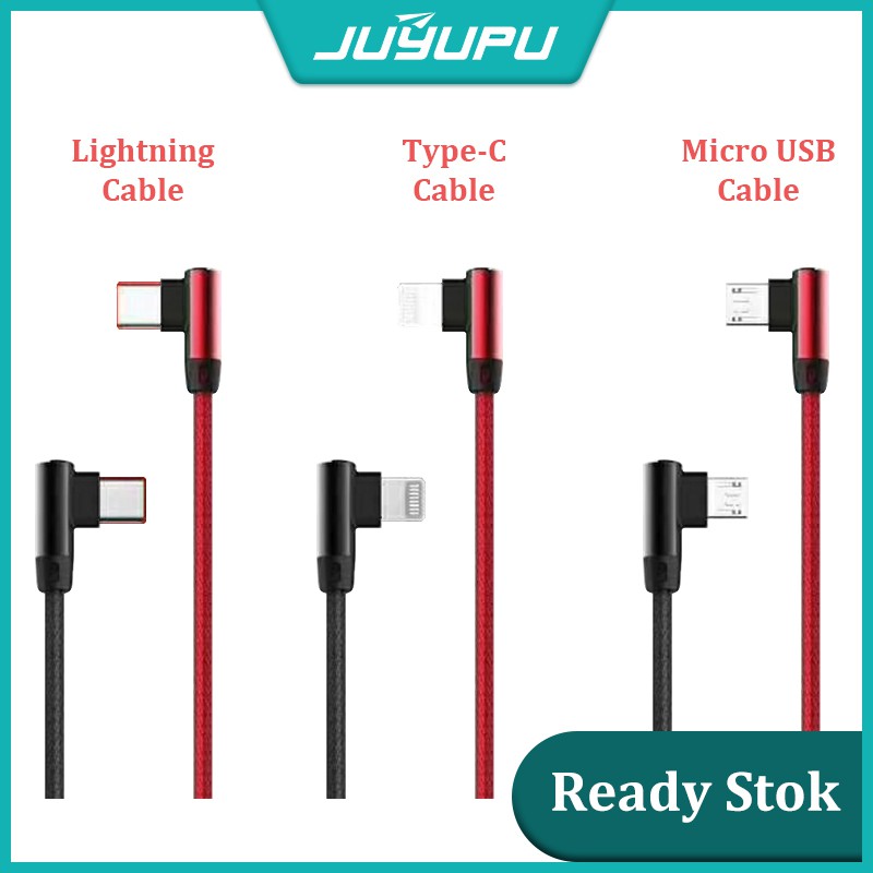 Kabel Data JUYUPU 120 CM For iphone & Android -Cable Data-TS17-Micro-Type-C-Lightning