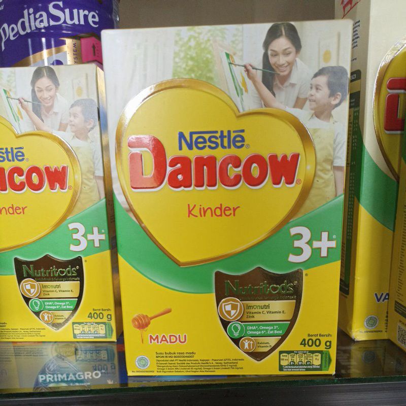 DANCOW 3+ 400GR MADU/VANILLA