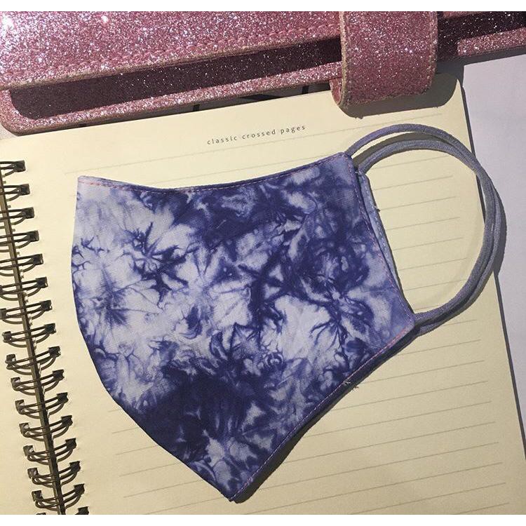 Masker  Katun Tiedye 2ply Earloop
